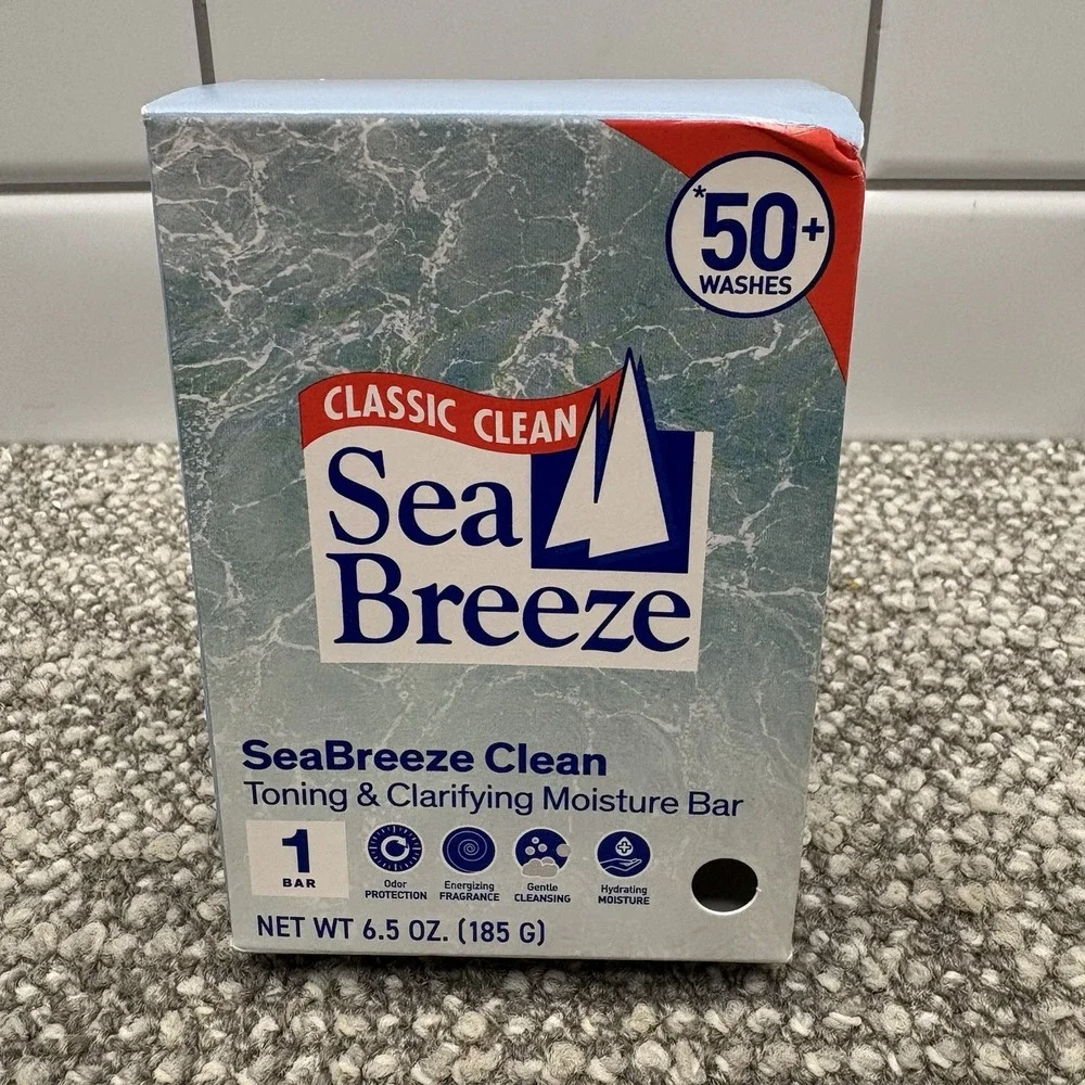 Sea‎ Breeze Classic Clean Toning and Clarifying Moisture Bar 6.5 oz